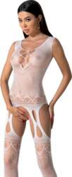PASSION BS099 White Bodystocking One Size