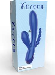 Xocoon Triple Love Vibrator Multi-Function Silicone