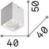 Ideal Lux LED downlight Dot Square