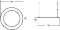 BRUMBERG Biro Circle Ring direct 75