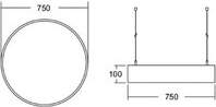 BRUMBERG Biro Circle direct Ø 75