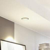 Arcchio LED downlight Niria, melns, 2