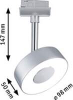 Paulmann URail Circle LED spot apaļš