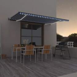 VidaXL markīze ar LED un vēja