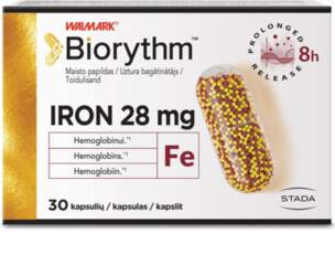 Walmark BIORYTHM IRON, 30 kapsulas