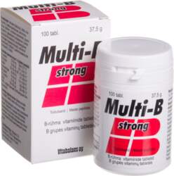 Vitabalans Oy MULTI-B STRONG, 100 tabletes