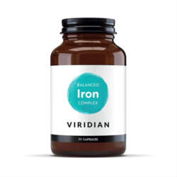VIRIDIAN BALANCED IRON COMPLEX, 30 kapsulas