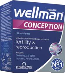 Vitabiotics Ltd. WELLMAN CONCEPTION, 30 tabletes