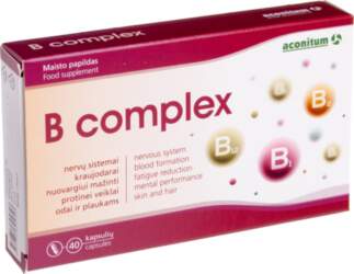 Aconitum B COMPLEX, 40 kapsulas