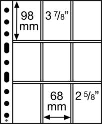 Leuchtturm GRANDE EASY plastic sheets, 9