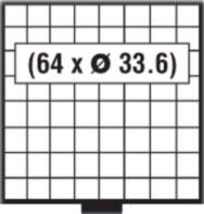 Вкладыши из фетра Maxi 8 x