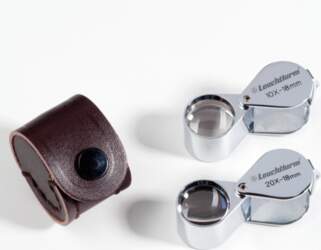 Leuchtturm Precision Magnifier chrome-plated (3 lens