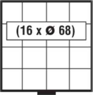 Вкладыши из фетра Maxi 4 x