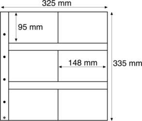 Leuchtturm Plastic pockets MAXIMUM, for old