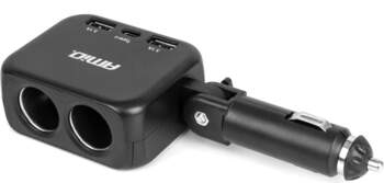 Double extension socket charger 2x USB