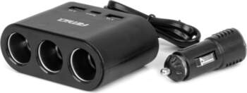 Triple extension socket charger 2x USB