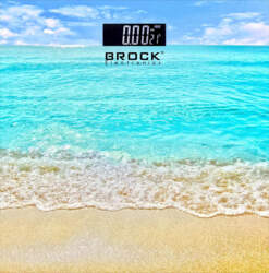 Brock Electronics Bathroom scale, 2xAAA battery