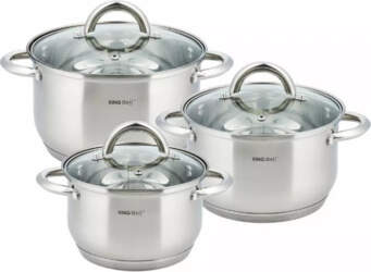 King Hoff kitchen pot set. 6