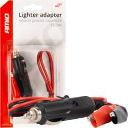 Lighter socket adapter with crocodile output
