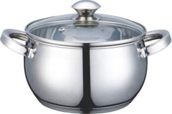 Oliver Voltz Steel pot with thick