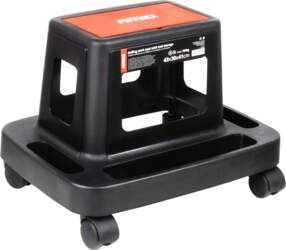 Rolling work seat with tool storage
