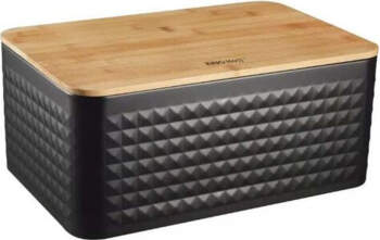 King Hoff Bread box with bamboo