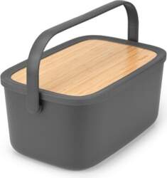 BRABANTIA bread box, Dark Grey