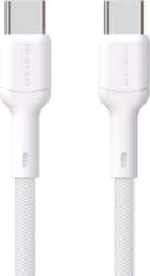 USB-C 65W 2m kabelis - balts