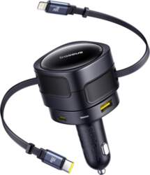 USB-C automašīnas lādētājs ar USB-C iPhone