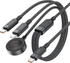 3in1 kabelis USB-C - 2x USB-C