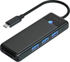HUB adapteris 4 portu USB-C -