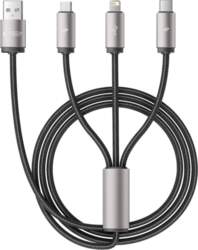 3-in-1 USB-A - Lightning / USB-C
