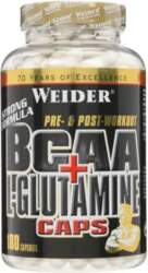 BCAA + L-glutamīna kapsulas – 180