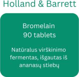 Bromelaina – 90 tabletes – Holland