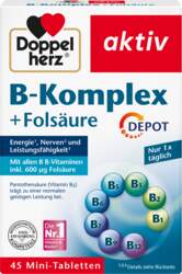 Doppelherz B-Complex DEPOT ar folskābi -