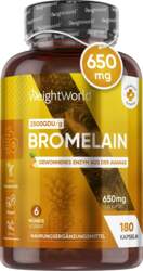 Bromelaīna kapsulas - 650 mg dienas