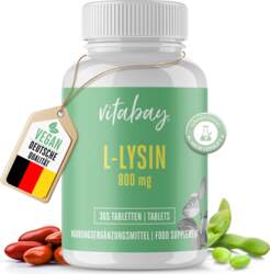 Vitabay Lysine augsta deva 800 mg