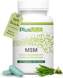 PlusVive MSM tabletes ar augstu devu