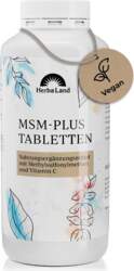 Herbaland MSM Plus tabletes | Vegāns