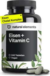 Natural elements Dzelzs ar 40 mg