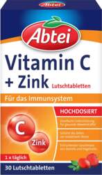 Abtei C vitamīns + cinks -