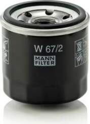 Eļļas filtrs MANN-FILTER W 67/2