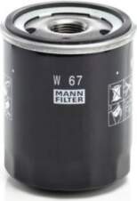 Eļļas filtrs MANN-FILTER W 67
