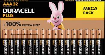 Duracell  Plus AAA, opakowanie 32 sztuk