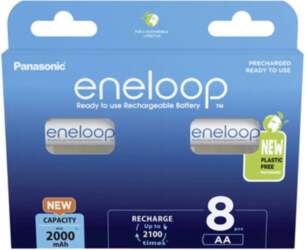 Panasonic Eneloop AA 2000mAh 8 pcs