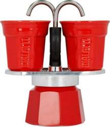 Bialetti Mini Express coffee machine red