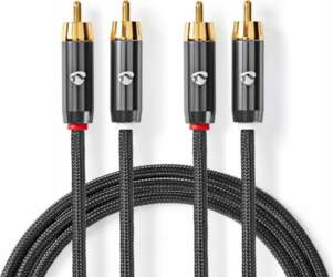Kabel Nedis RCA (Cinch) x2 -