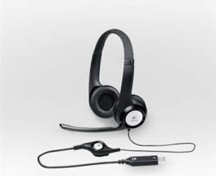 Logitech H390 USB Computer-Headset Black (981-000406)