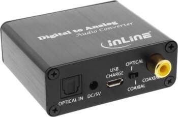 Adapter AV InLine Toslink - RCA