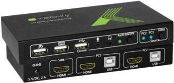 Techly KVM  2/1 HDMI | 028696